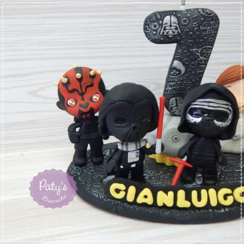 Topo Cenário Star Wars (5 Personagens)