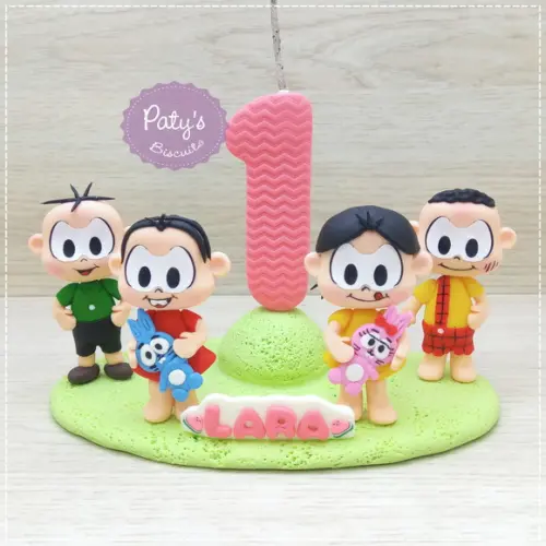 Topo Cenário Turma da Mônica (candy Colors)