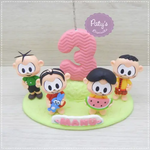 Topo Cenário Turma da Mônica (candy Colors)