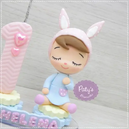 Topo com Vela Metoo Doll