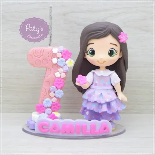 Topo com Vela Personalizado Isabella Madrigal - Encanto
