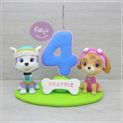 Topo com Vela Skye e Everest - Patrulha Canina