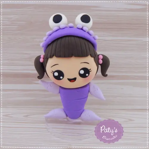 Topo de Bolo Boo 12cm Kawaii - Monstros S.A.