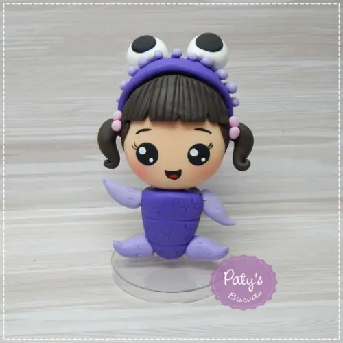 Topo de Bolo Boo 12cm Kawaii - Monstros S.A.