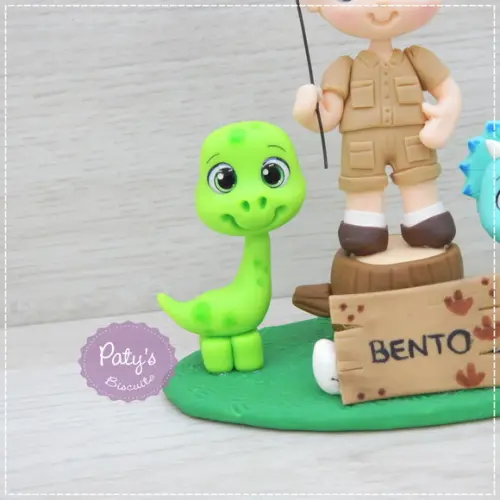 Topo de Bolo Dinossauros (Menino)