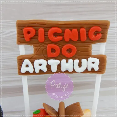Topo de Bolo Formiguinha / Picnic