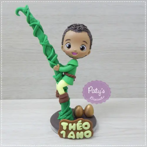 Topo de Bolo João e o Pé de Feijão