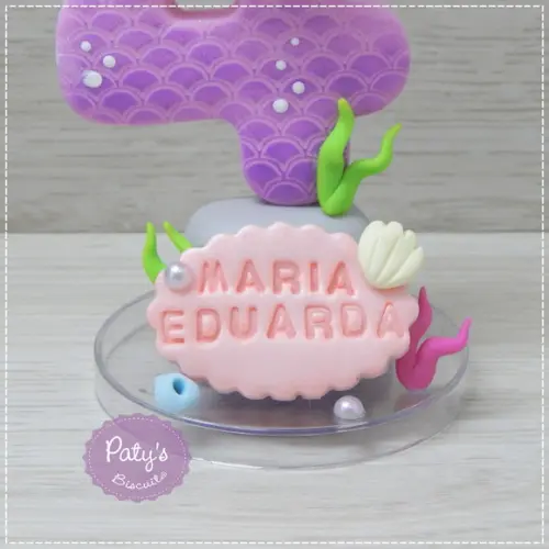 Vela Decorada Ariel - A Pequena Sereia