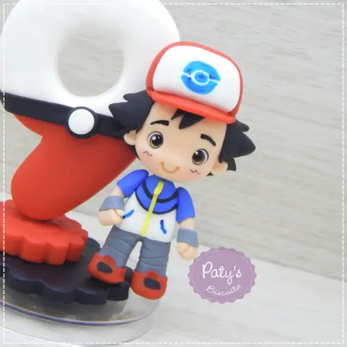Vela Decorada Ash - Pokémon