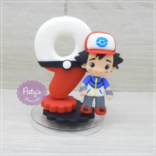 Vela Decorada Ash - Pokémon