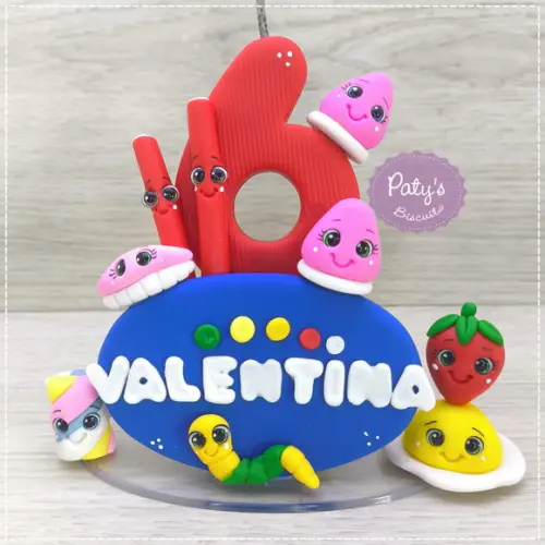 Vela Decorada Bala de Goma
