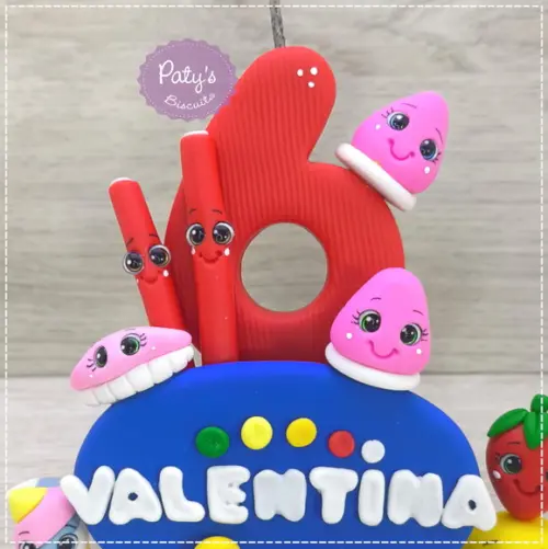Vela Decorada Bala de Goma