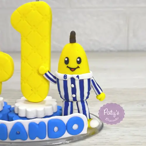 Vela Decorada Bananas de Pijamas