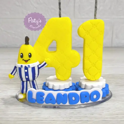 Vela Decorada Bananas de Pijamas