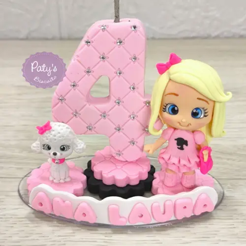 Vela Decorada Barbie