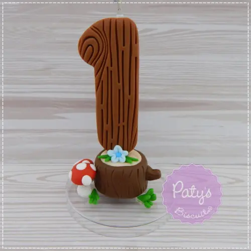 Vela Decorada Bosque Encantado (woodland)