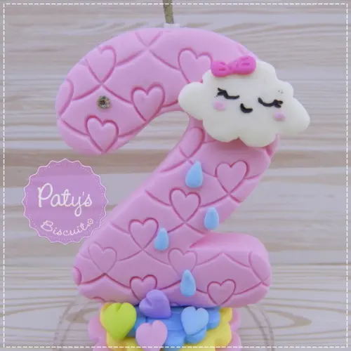 Vela Decorada Chuva de Amor (Mod. 02)