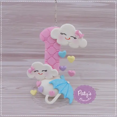 Vela Decorada Chuva de Amor