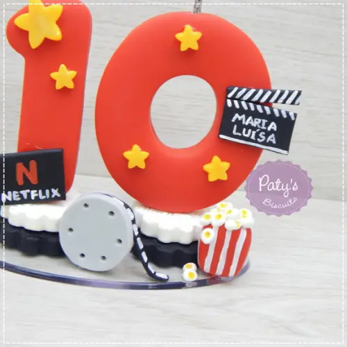 Vela Decorada Cinema e Netflix