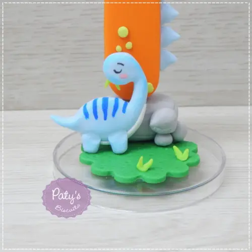 Vela Decorada Dino Baby (mod. 02)