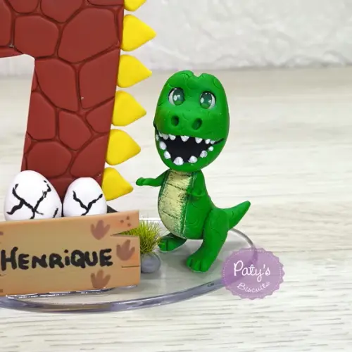 Vela Decorada Dinossauro / T-Rex