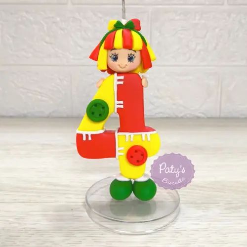 Vela Decorada Emília - Sítio do Pica-Pau Amarelo