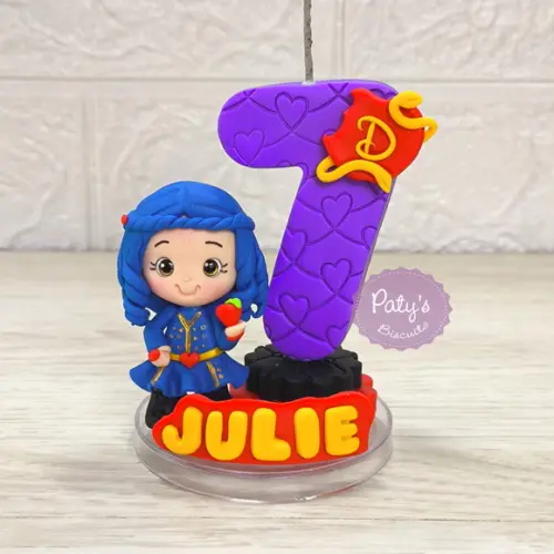 Vela Decorada Evie - Descendentes