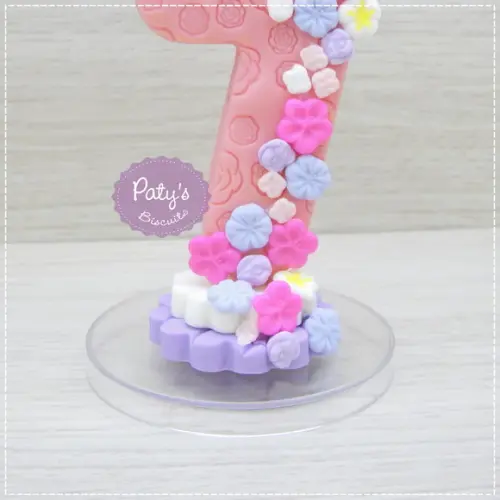Vela Decorada Flores