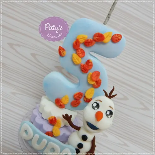 Vela Decorada Olaf - Frozen 2
