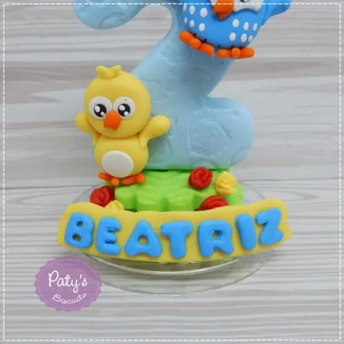 Vela Decorada Galinha Pintadinha Mini