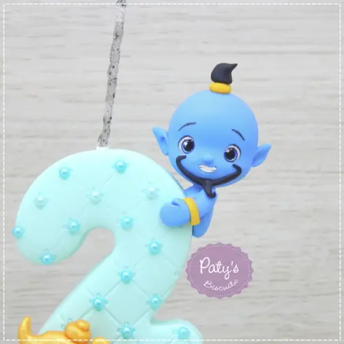 Vela Decorada Gênio / Aladdin
