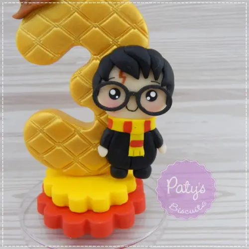 Vela Decorada Harry Potter Kawaii