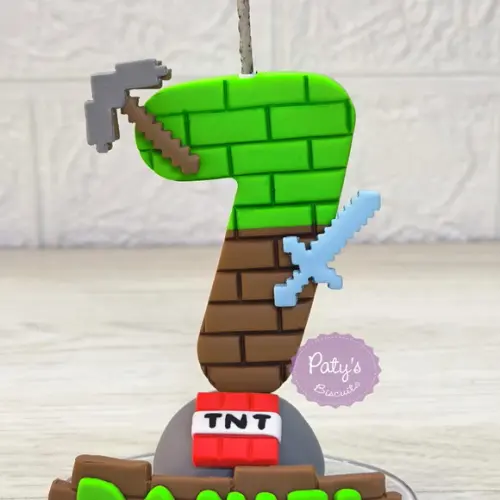 Vela Decorada Minecraft