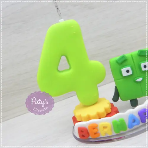Vela Decorada Numberblocks 4
