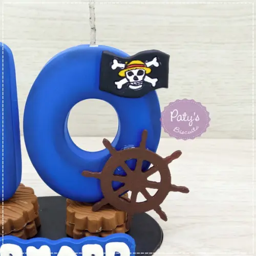Vela Decorada One Piece