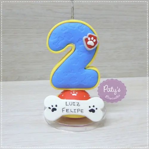 Vela Decorada Patrulha Canina