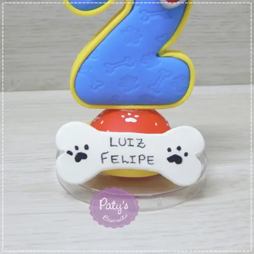 Vela Decorada Patrulha Canina