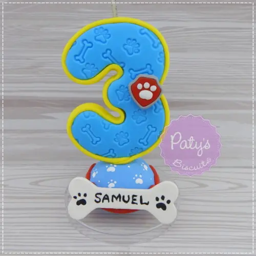 Vela Decorada Patrulha Canina