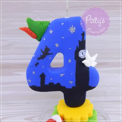Vela Decorada Peter Pan