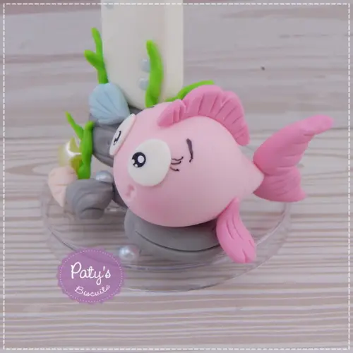 Vela Decorada Peixinho / Fundo do Mar