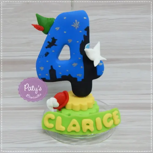 Vela Decorada Peter Pan