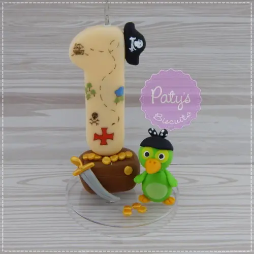 Vela Decorada Pirata