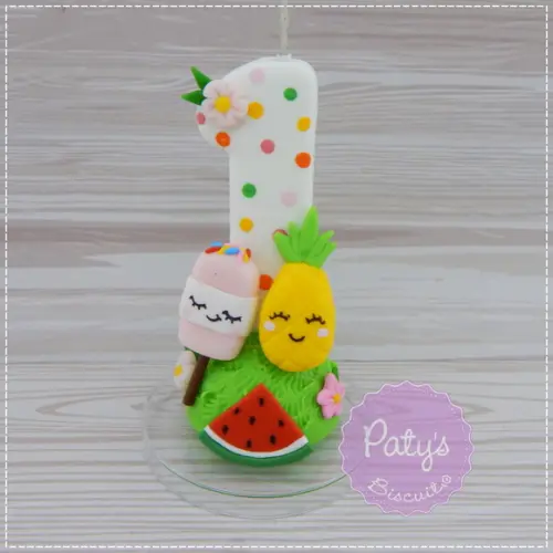 Vela Decorada Primavera / Verão