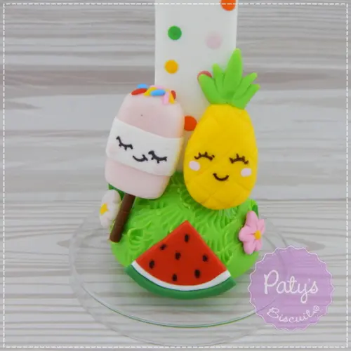 Vela Decorada Primavera / Verão