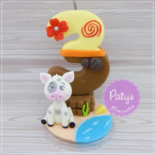 Vela Decorada Puá - Moana