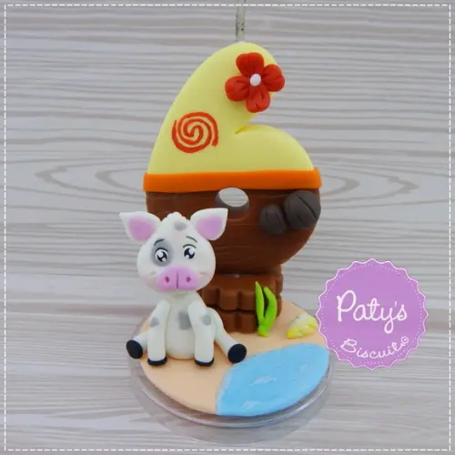 Vela Decorada Puá - Moana