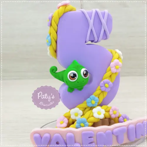 Vela Decorada Rapunzel e Pascal - Enrolados