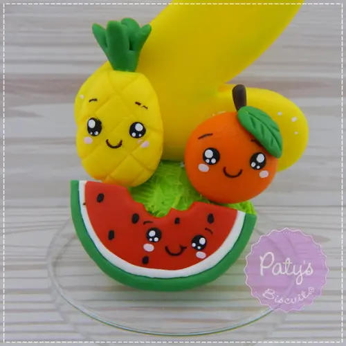 Vela Decorada Frutinhas / Quitandinha