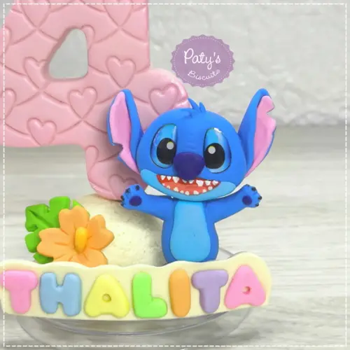 Vela Decorada Stitch