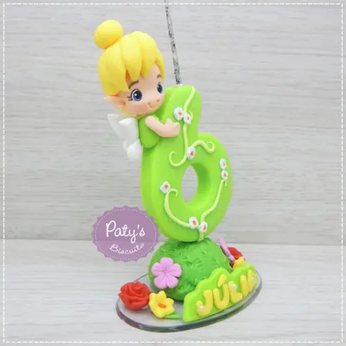 Vela Decorada Tinker Bell